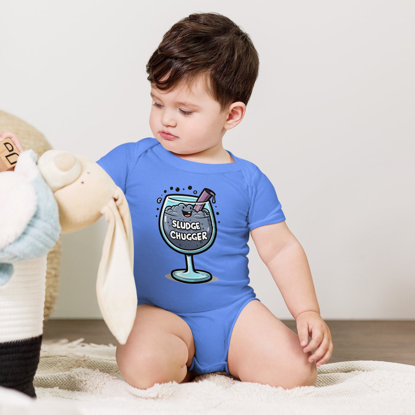 Sludge Chugger Grimstone Gaming Baby short sleeve one piece