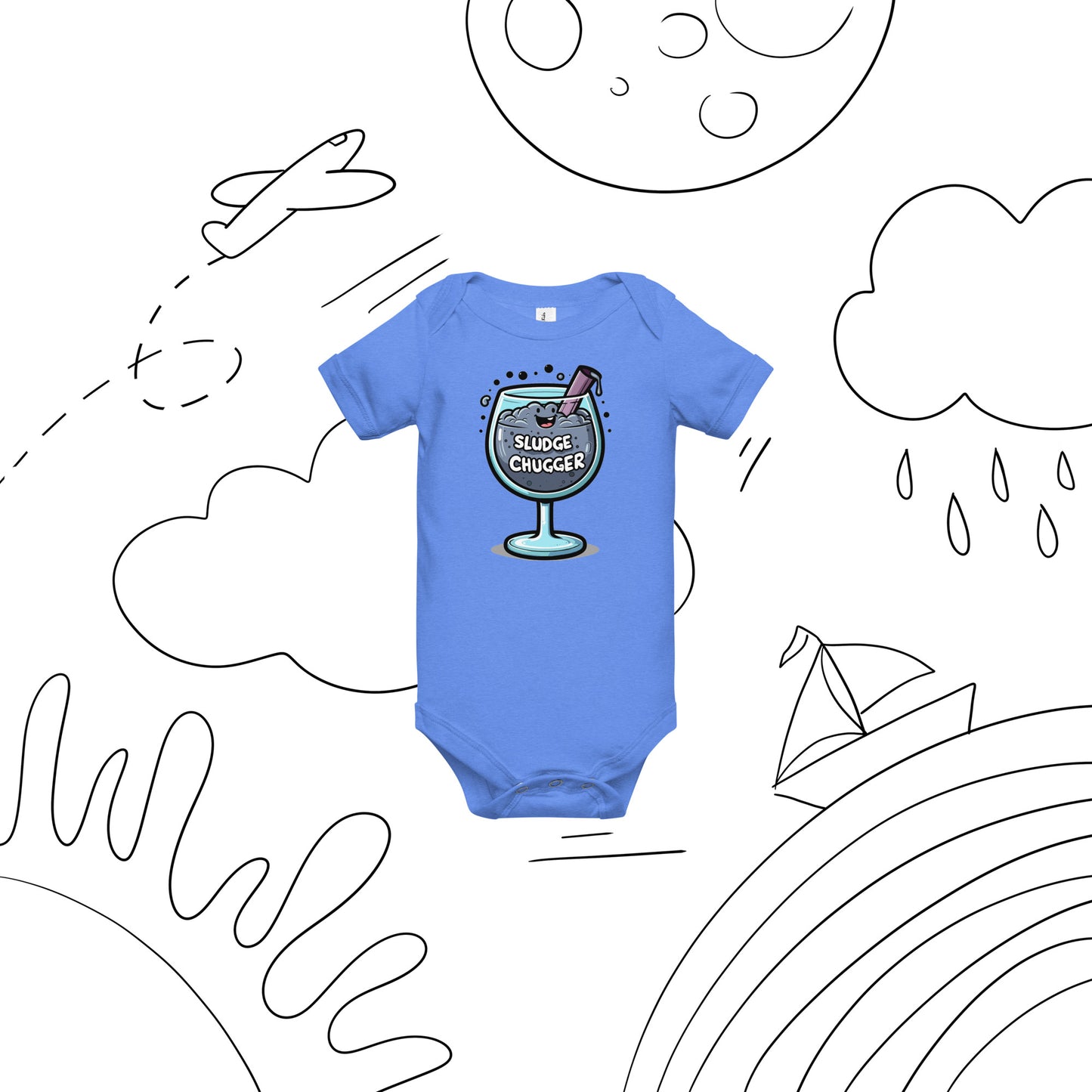 Sludge Chugger Grimstone Gaming Baby short sleeve one piece