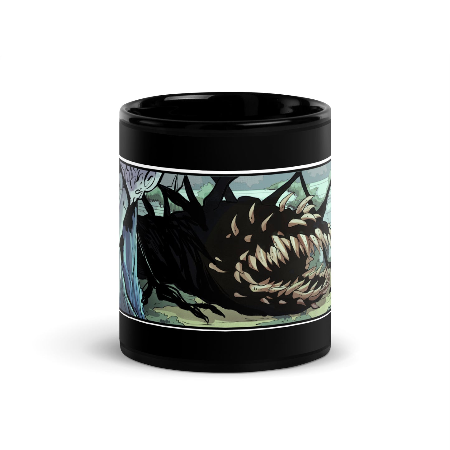 Beast Menagerie Press Black Glossy Mug