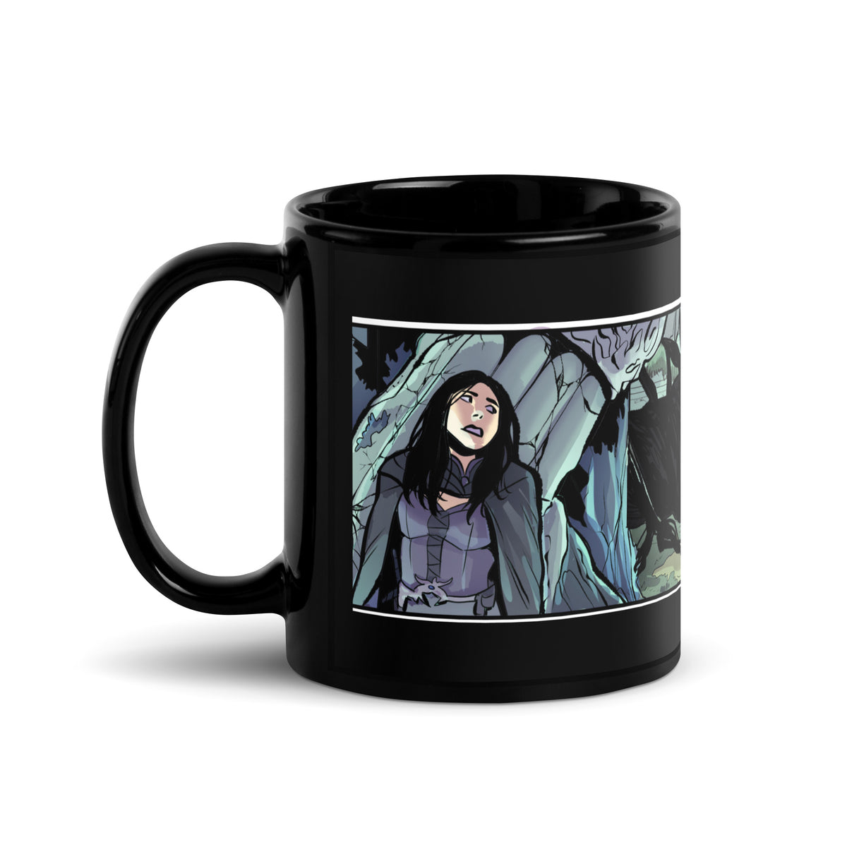Beast Menagerie Press Black Glossy Mug