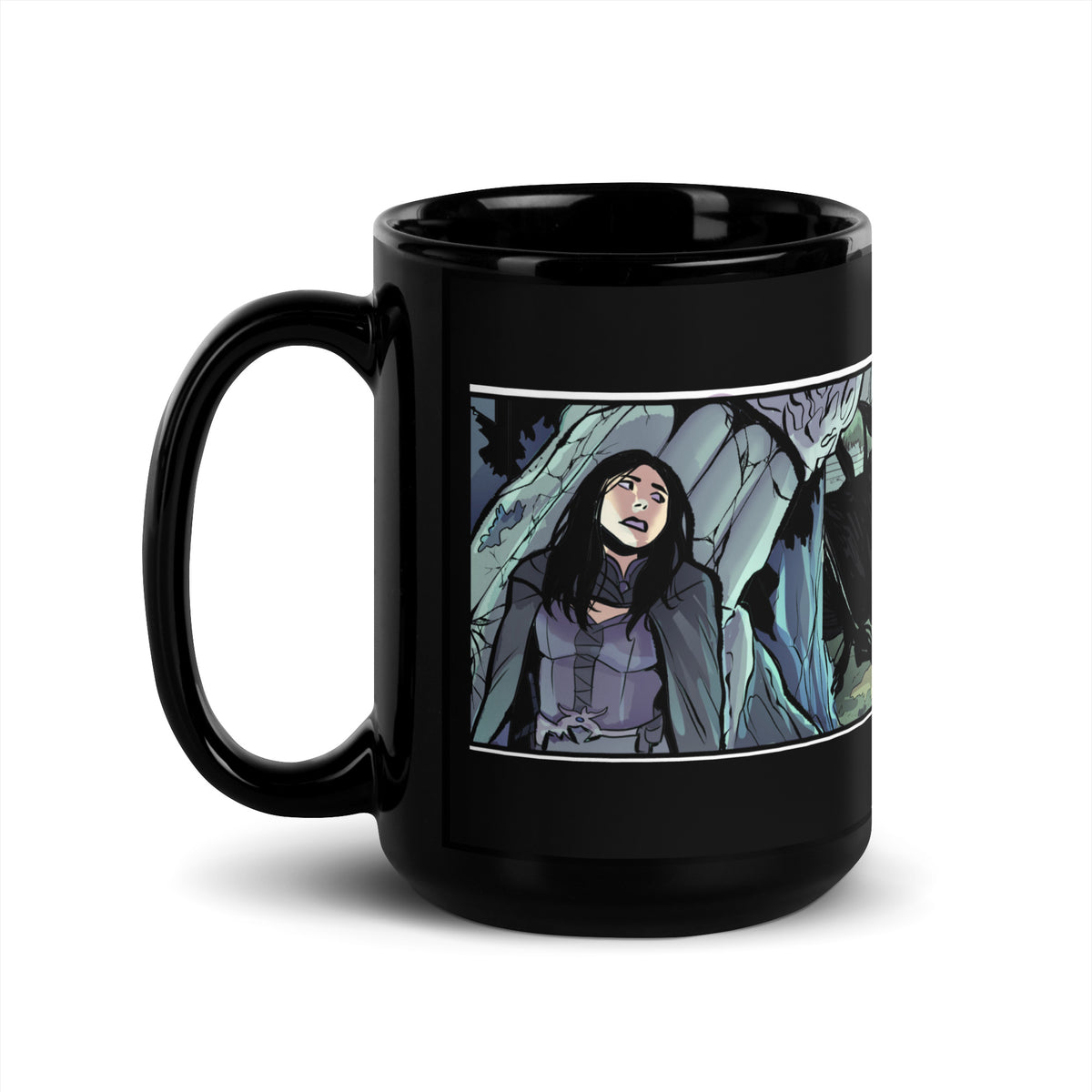 Beast Menagerie Press Black Glossy Mug