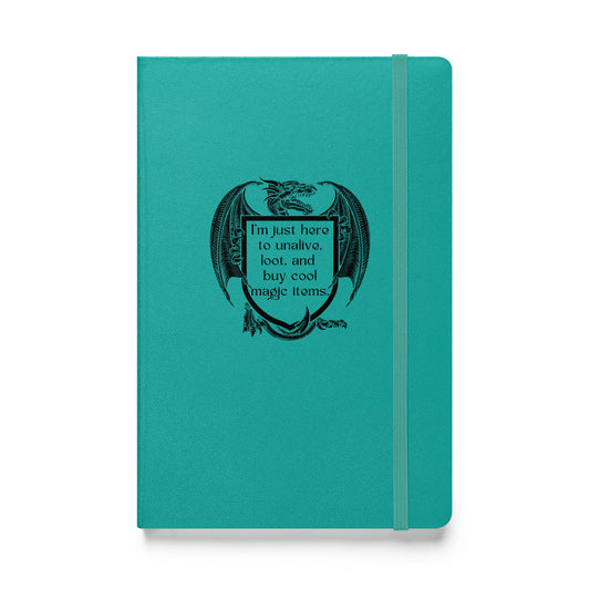 Im just here - Hardcover bound notebook