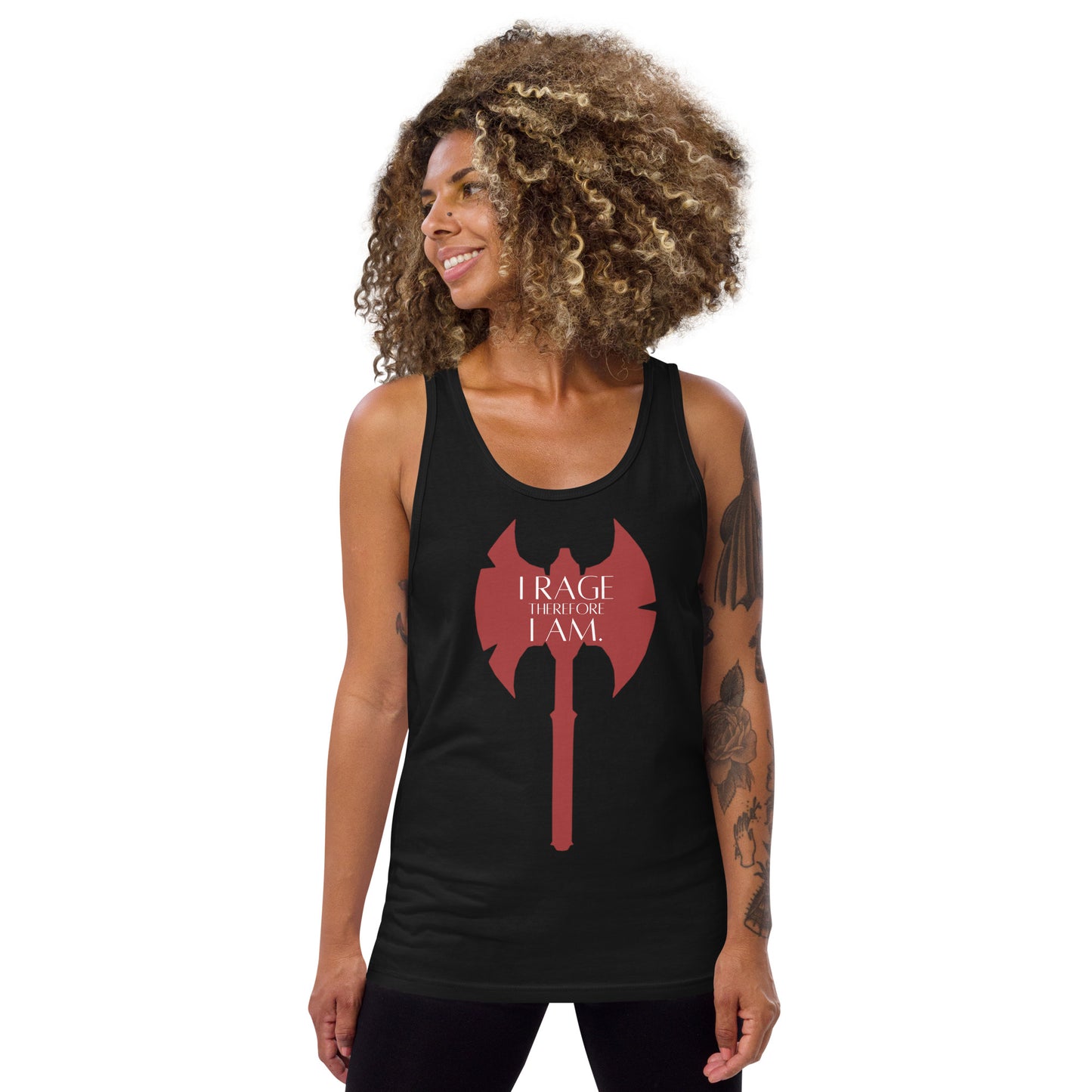 I rage therefore I am - Barbarian Tank Top