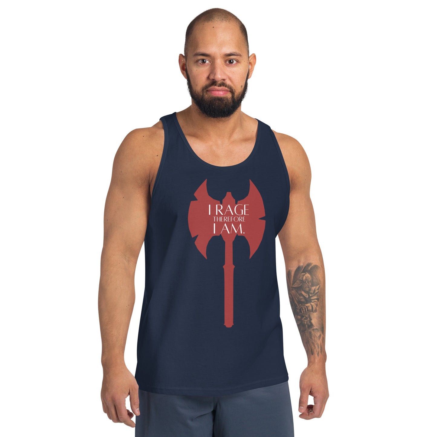 I rage therefore I am - Barbarian Tank Top