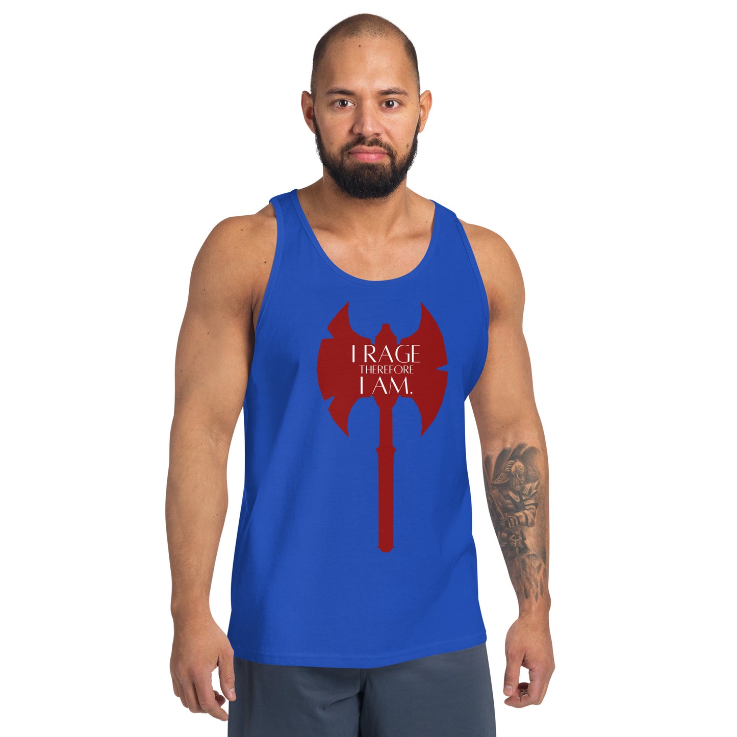 I rage therefore I am - Barbarian Tank Top