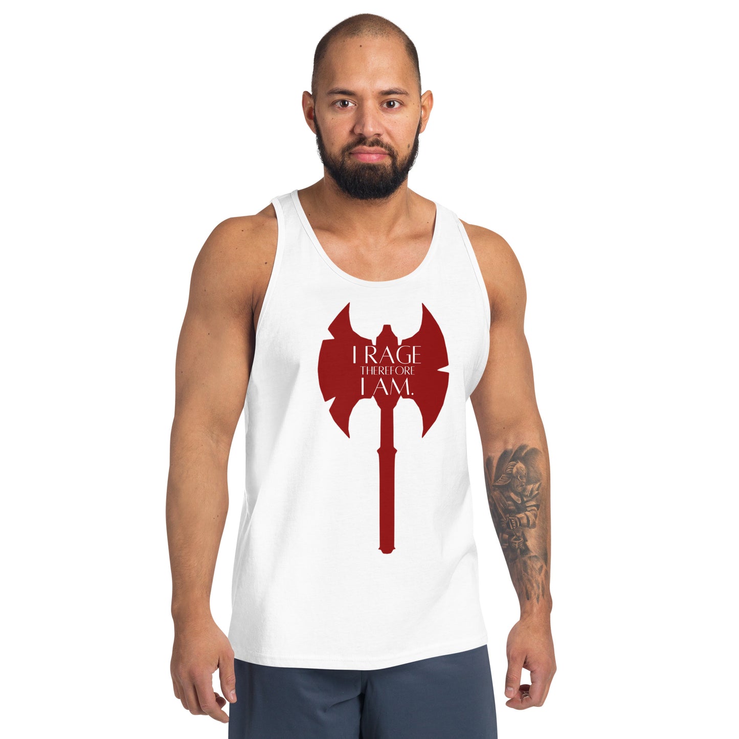 I rage therefore I am - Barbarian Tank Top