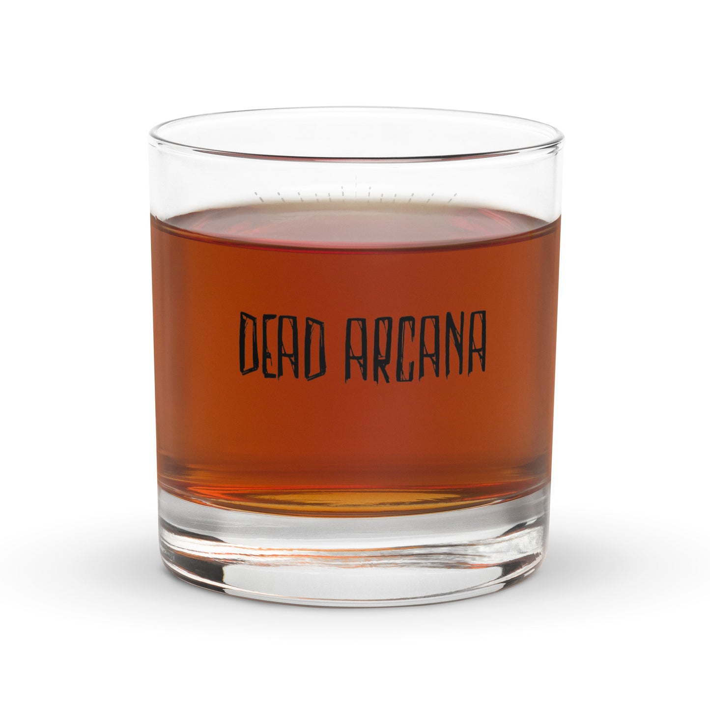 Dice Head | Dead Arcana Rocks glass