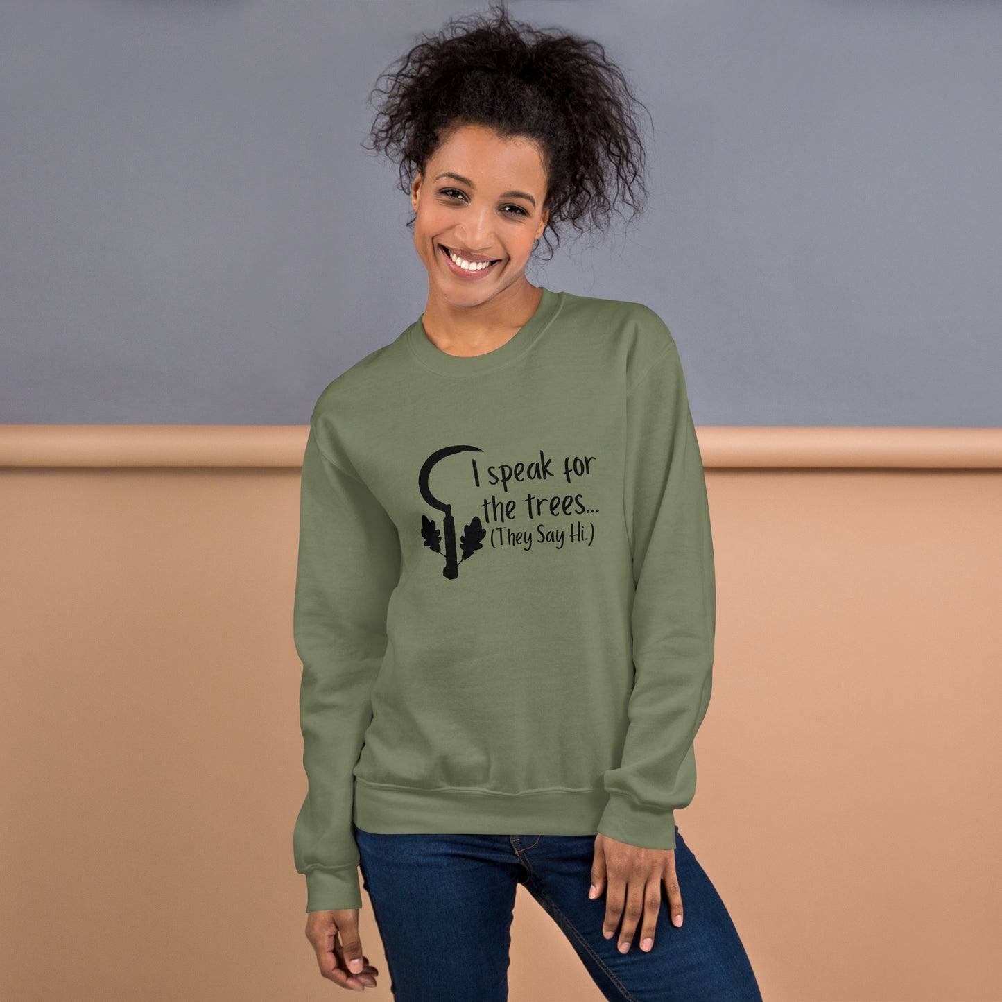 Druid D&D I speak for the trees Unisex Sweatshirt