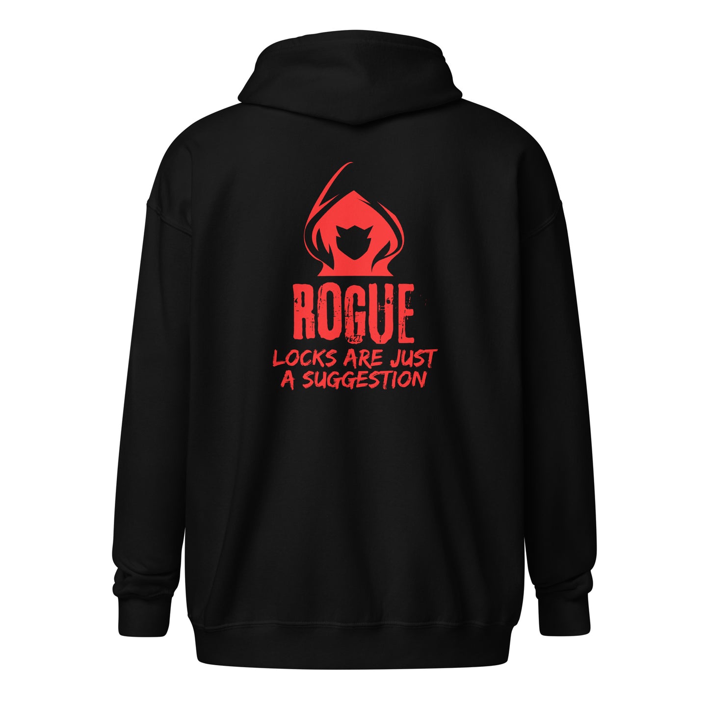 Locks are just a suggestion - Rogue D&D Unisex heavy blend zip hoodie