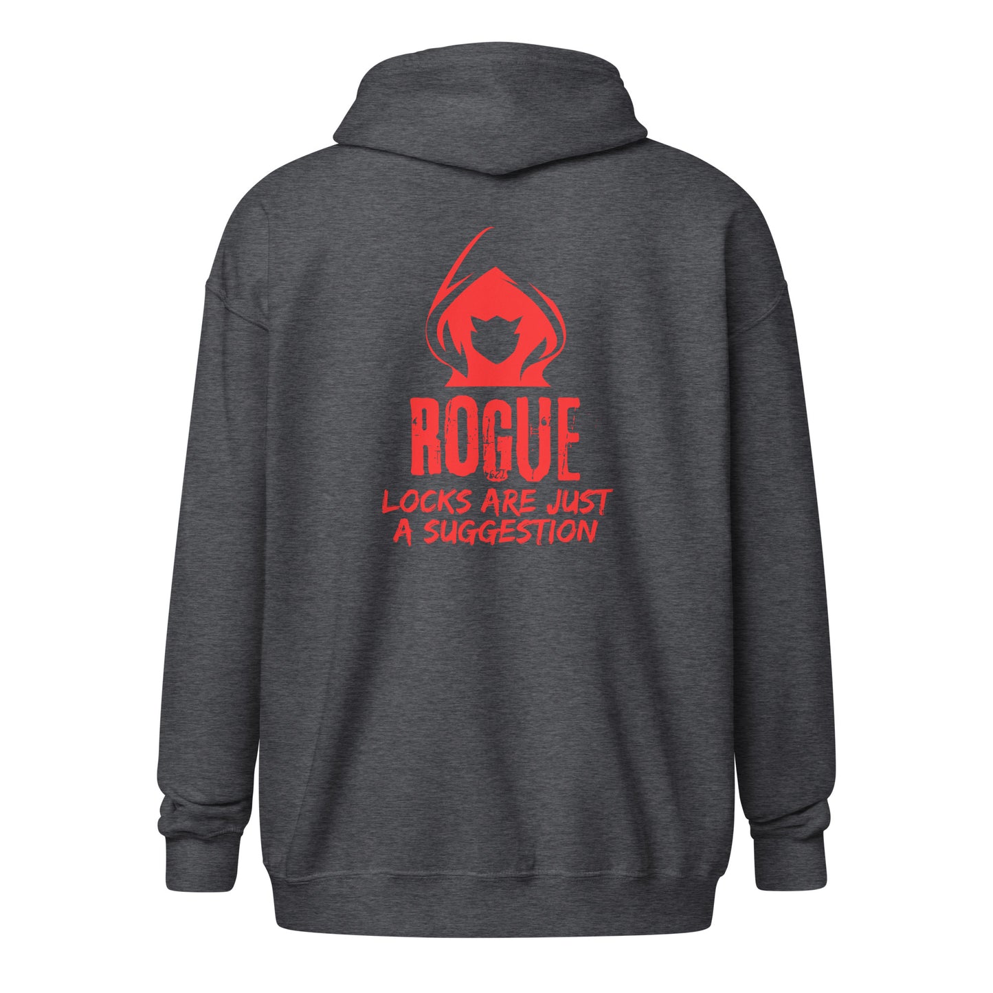 Locks are just a suggestion - Rogue D&D Unisex heavy blend zip hoodie