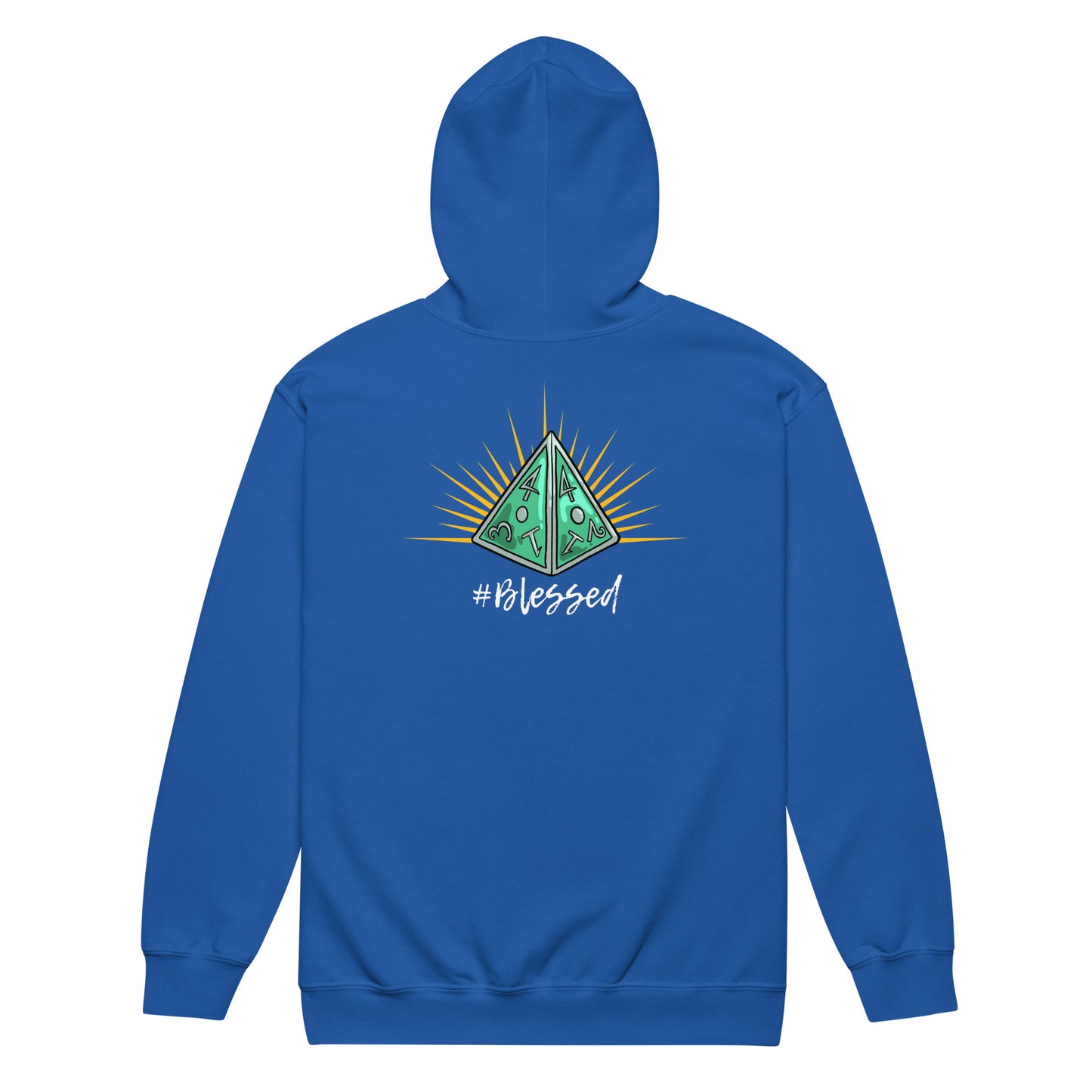 #blessed D4 D&D Unisex heavy blend zip hoodie