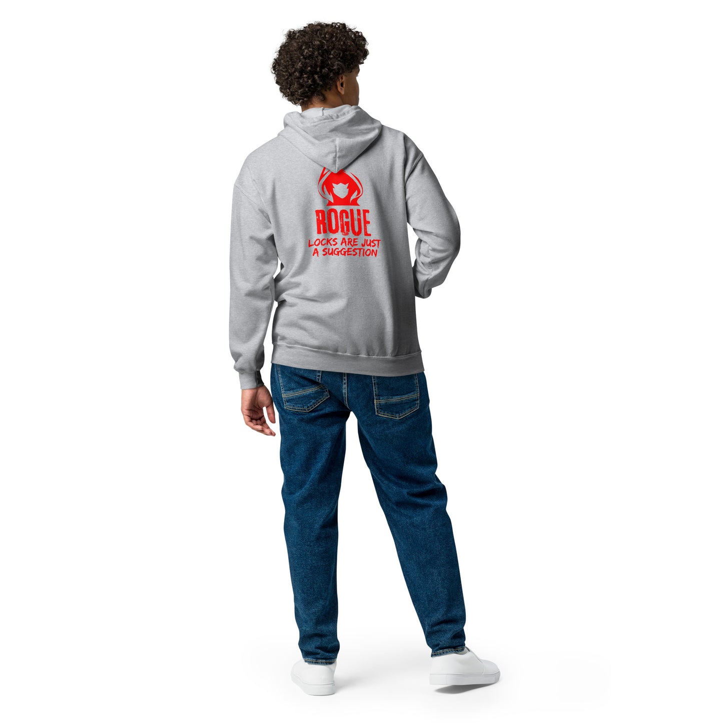 Locks are just a suggestion - Rogue D&D Unisex heavy blend zip hoodie