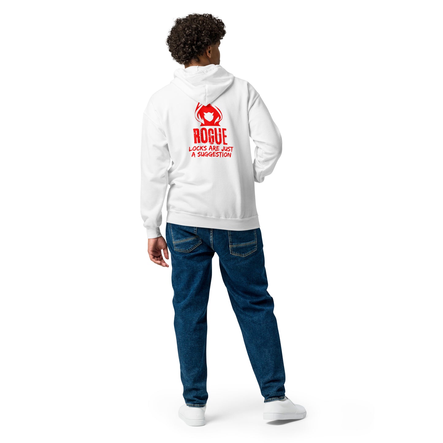 Locks are just a suggestion - Rogue D&D Unisex heavy blend zip hoodie