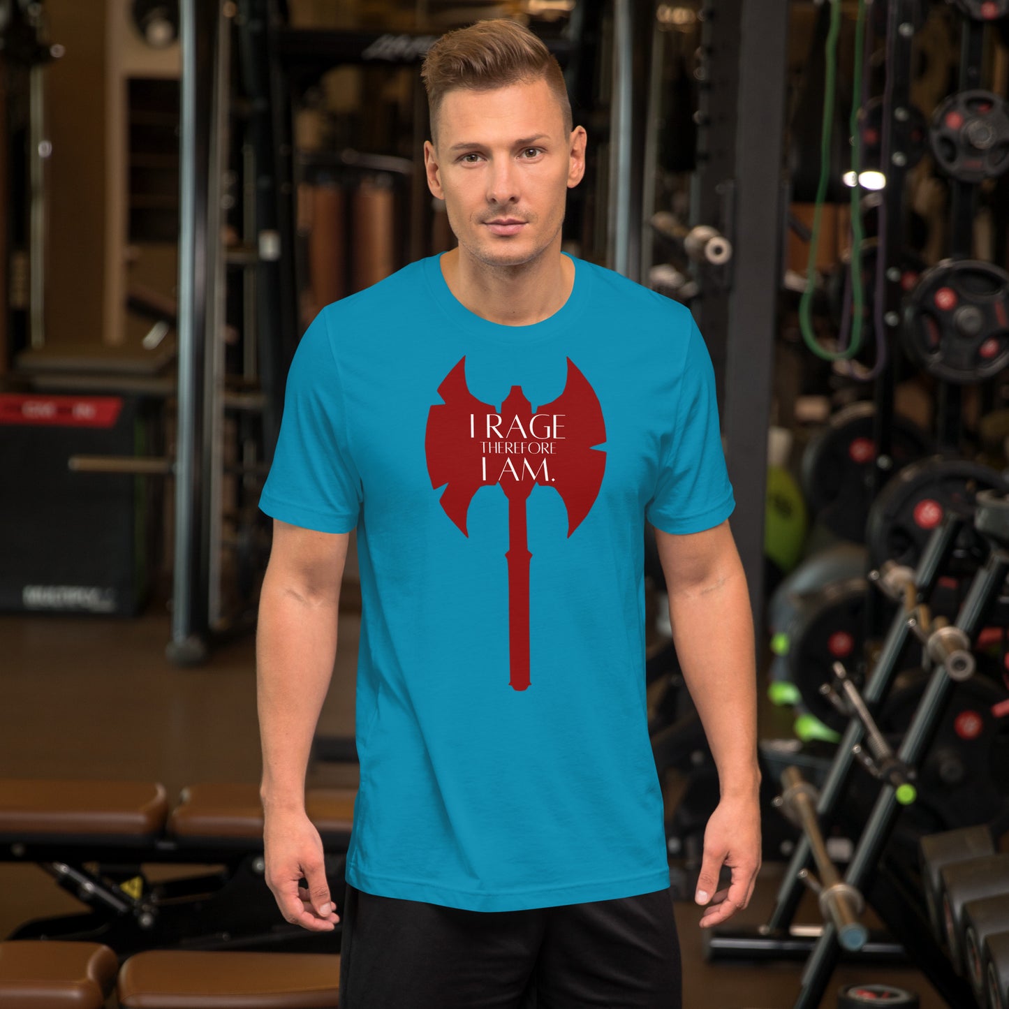 I rage therefore I am - Barbarian Unisex t-shirt