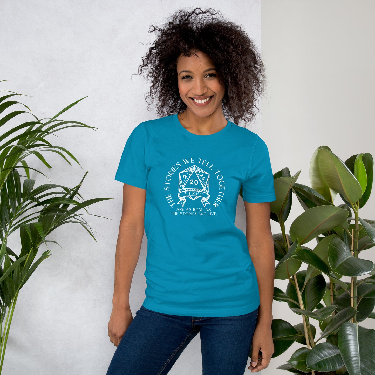 The stories we tell together - TTRPG D&D Unisex t-shirt