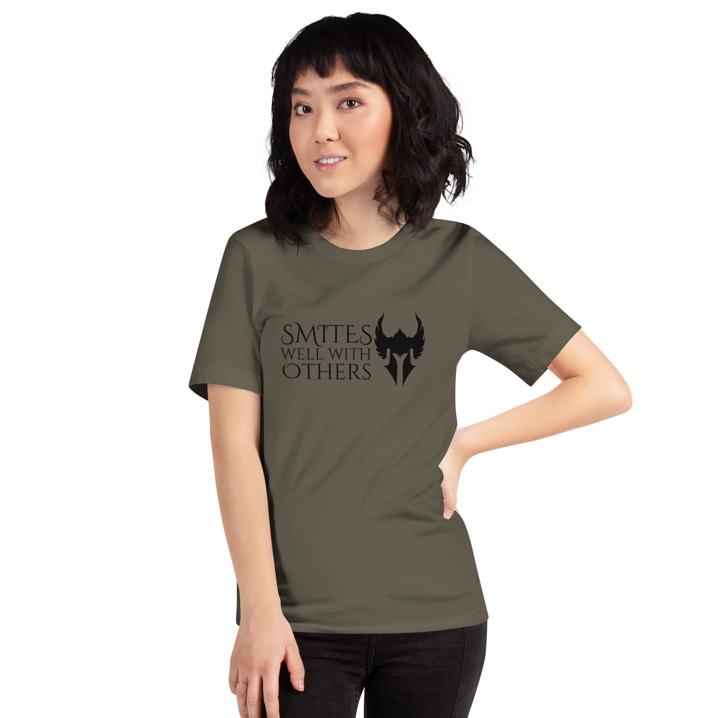Smites well with others Paladin D&D Unisex t-shirt