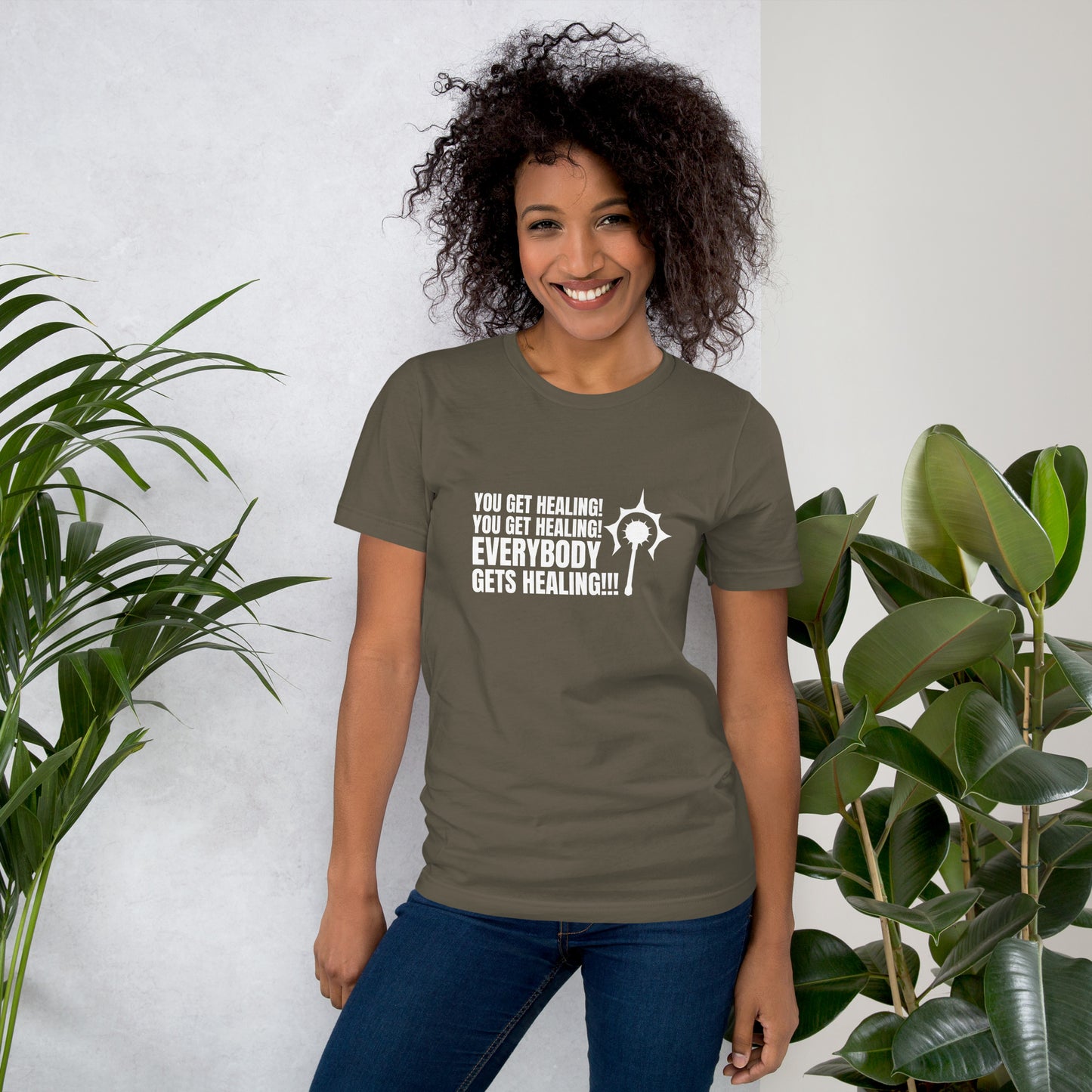 Everybody gets healing Cleric D&D Unisex t-shirt