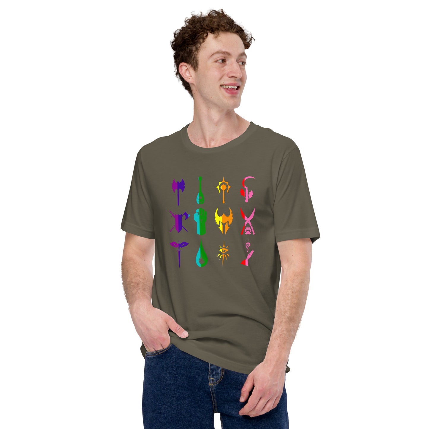 PRIDE D&D Class Shirt Unisex t-shirt