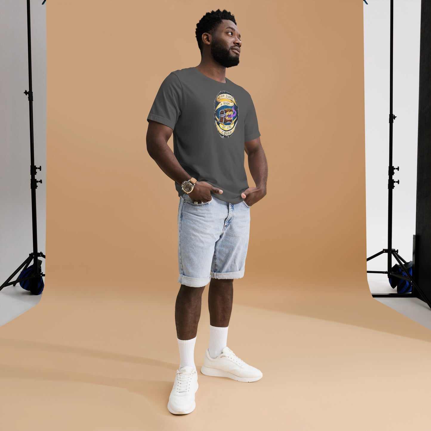 Never judge a book by its cover - Sunfyre Unisex t-shirt