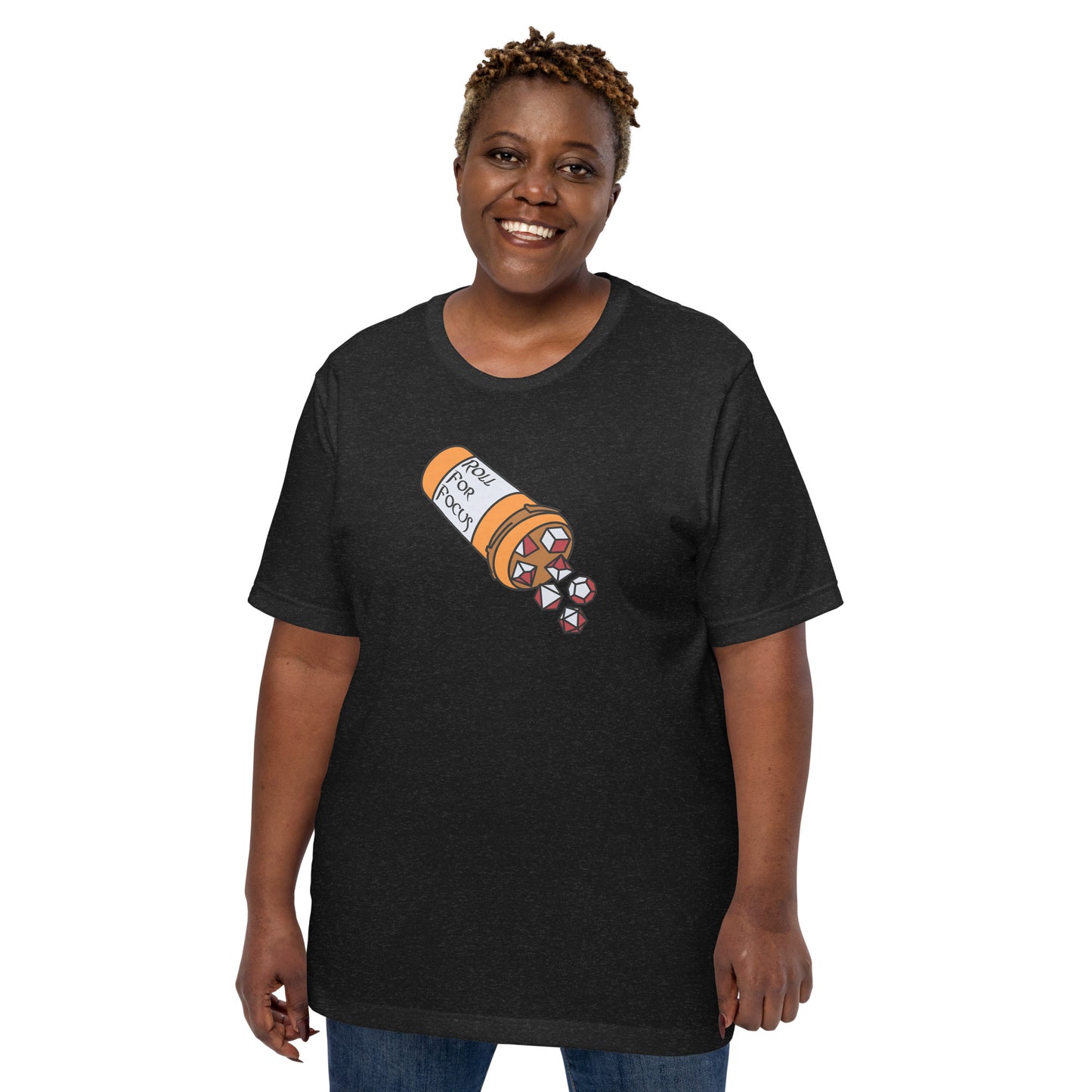 Roll for Focus Logo - Unisex t-shirt
