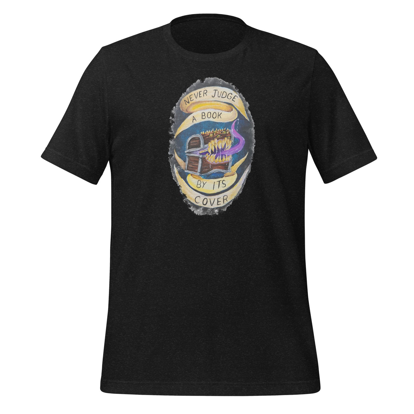 Never judge a book by its cover - Sunfyre Unisex t-shirt