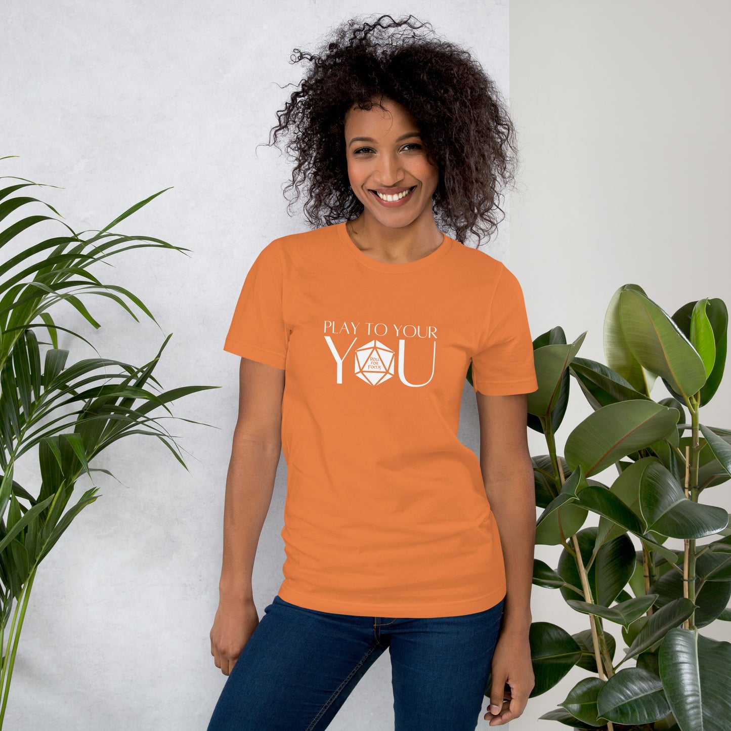 Play to Your You - Roll For Focus Unisex t-shirt