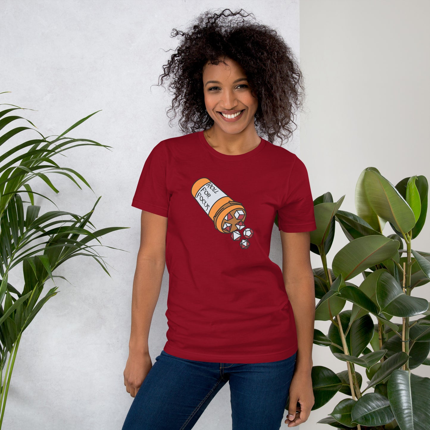 Roll for Focus Logo - Unisex t-shirt