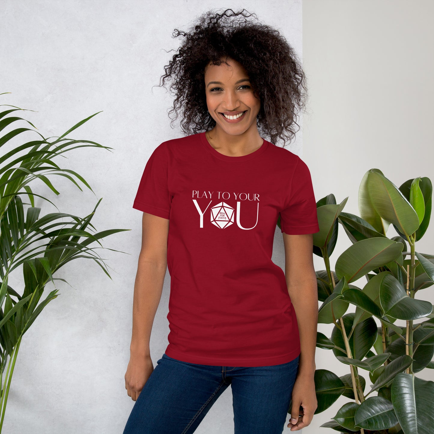 Play to Your You - Roll For Focus Unisex t-shirt