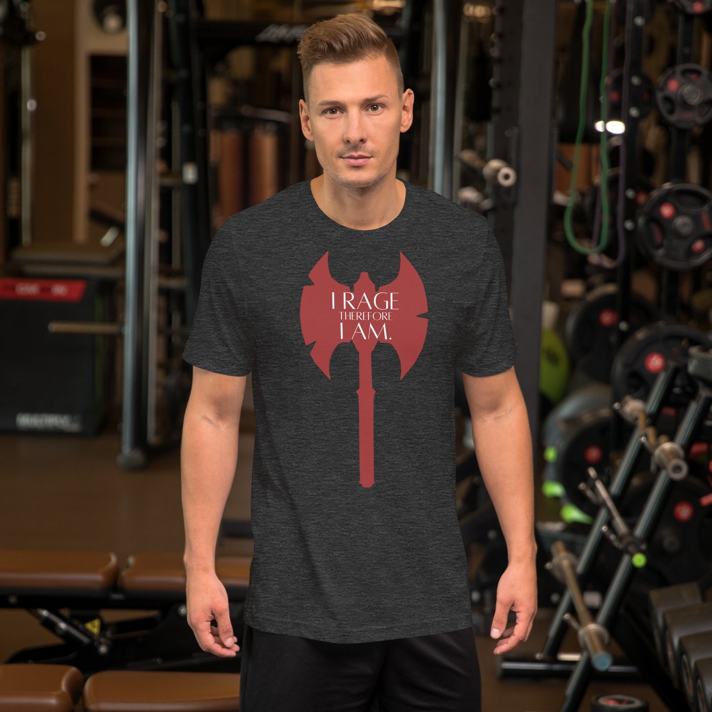 I rage therefore I am - Barbarian Unisex t-shirt