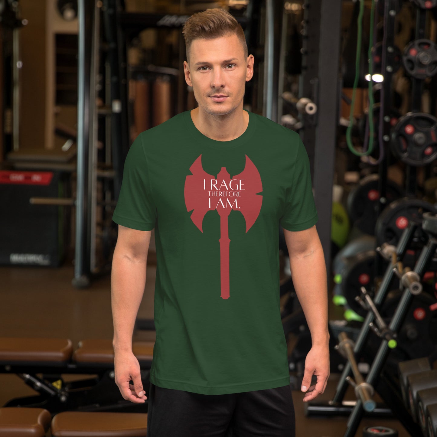 I rage therefore I am - Barbarian Unisex t-shirt