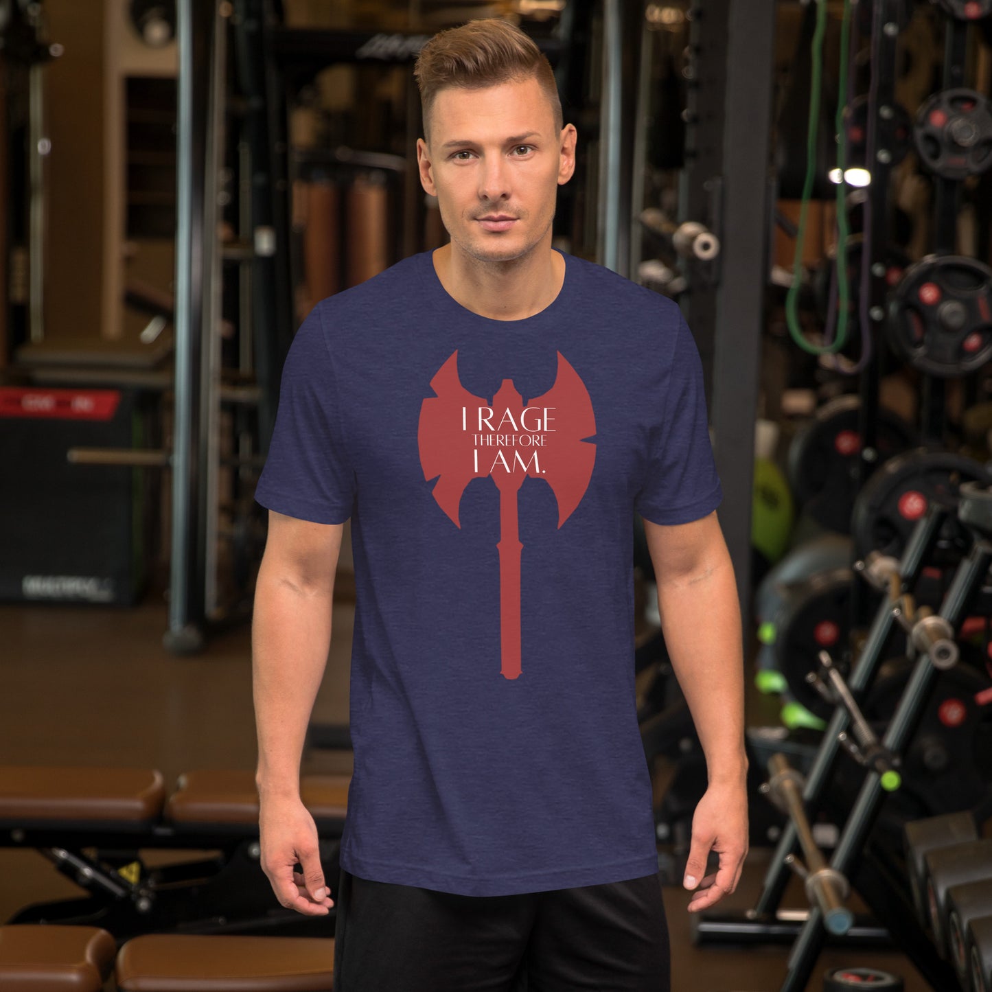 I rage therefore I am - Barbarian Unisex t-shirt