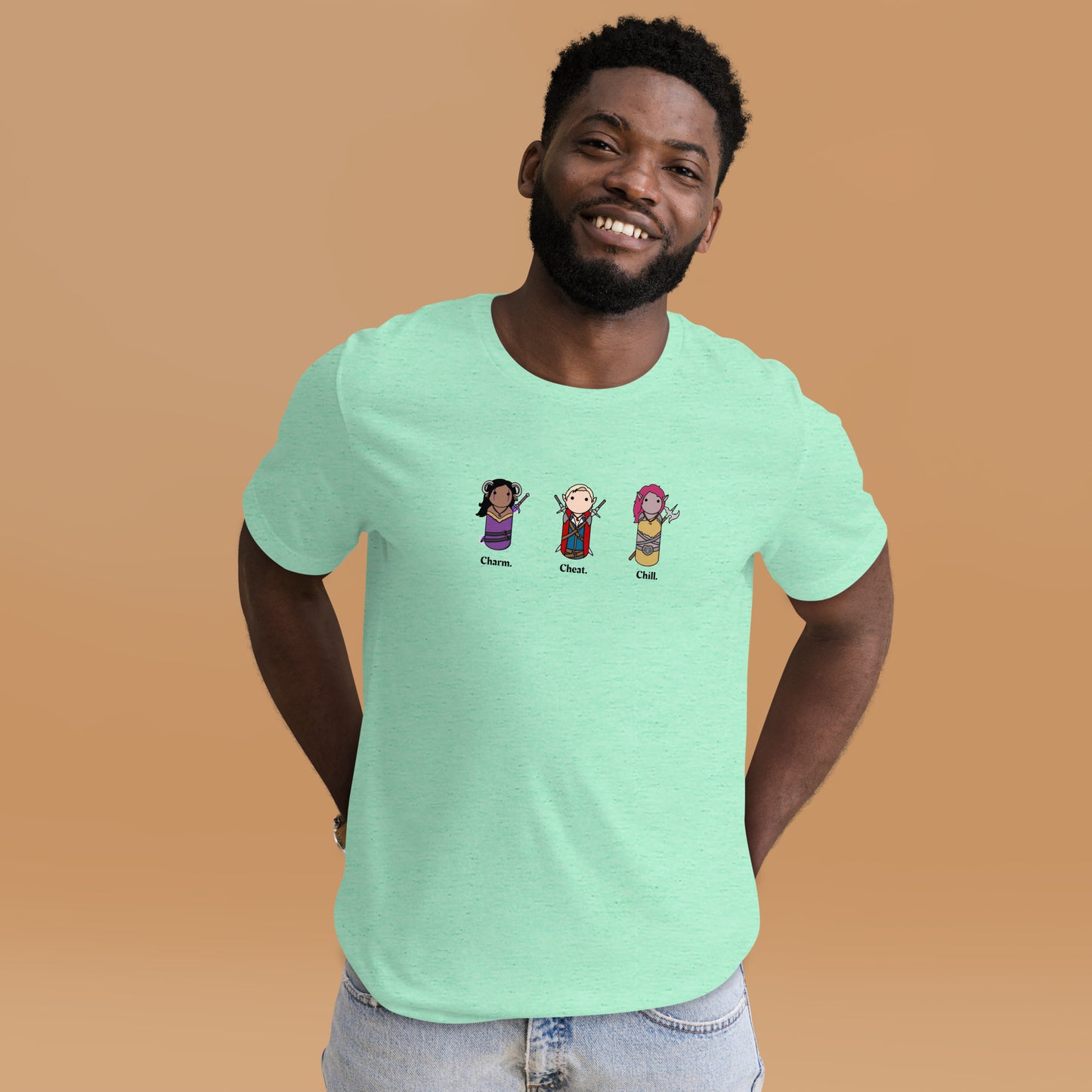 Scrambled Pegs | Grimstone Gaming Unisex t-shirt
