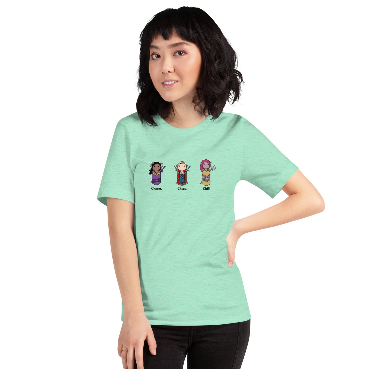 Scrambled Pegs | Grimstone Gaming Unisex t-shirt