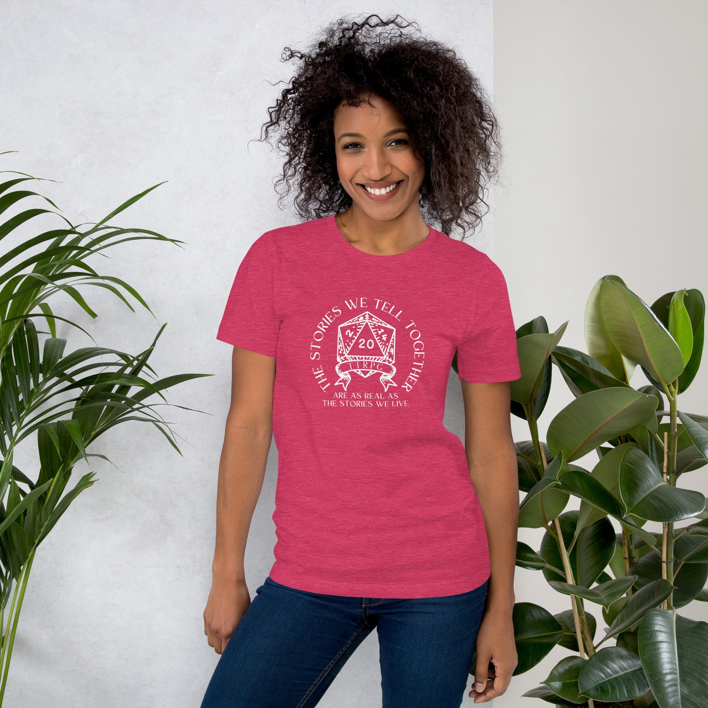 The stories we tell together - TTRPG D&D Unisex t-shirt