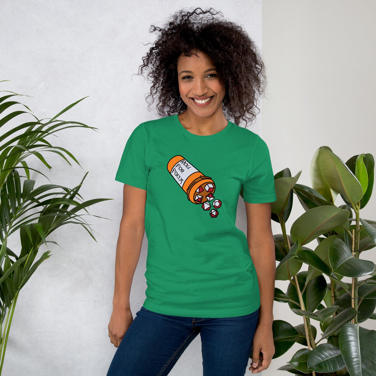 Roll for Focus Logo - Unisex t-shirt
