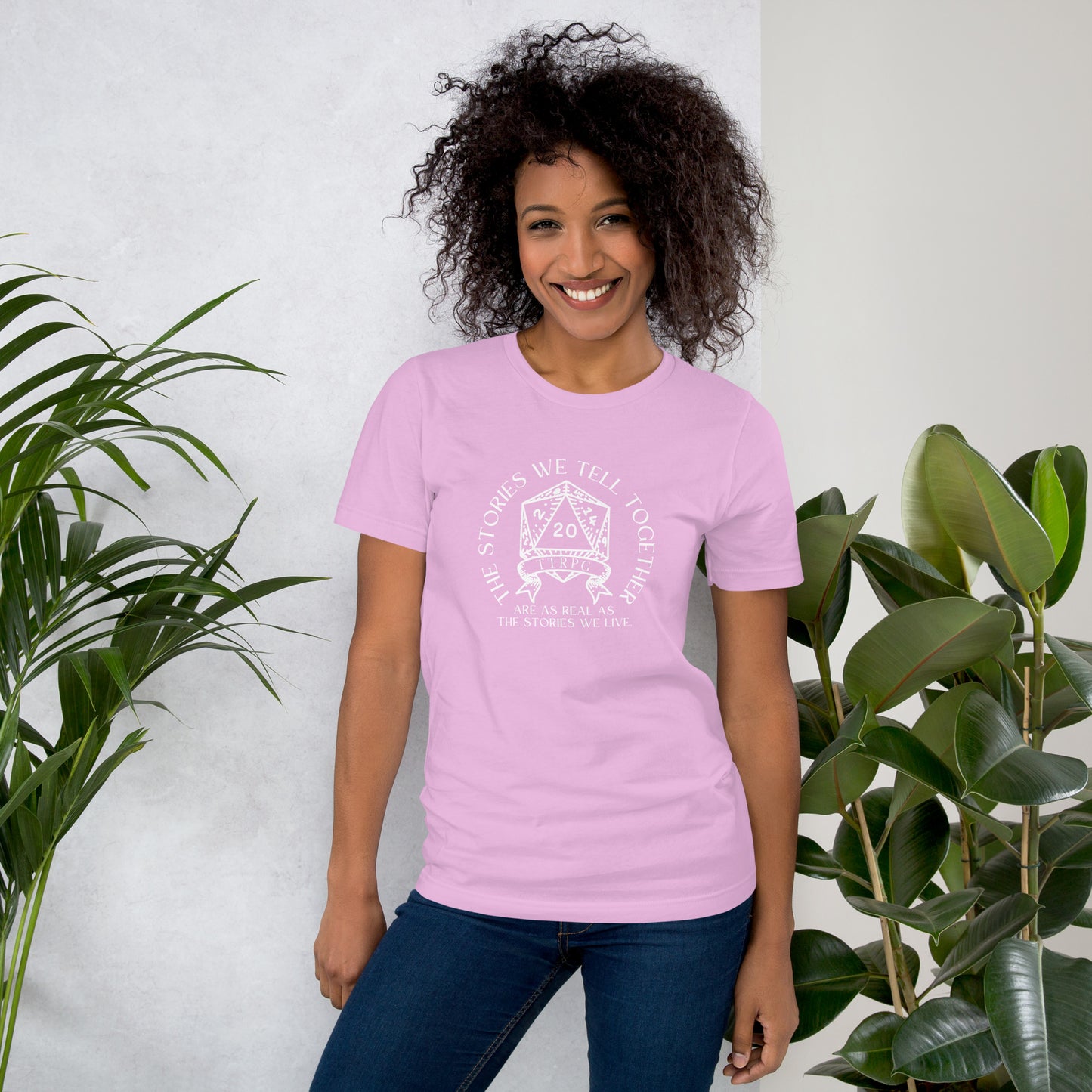 The stories we tell together - TTRPG D&D Unisex t-shirt