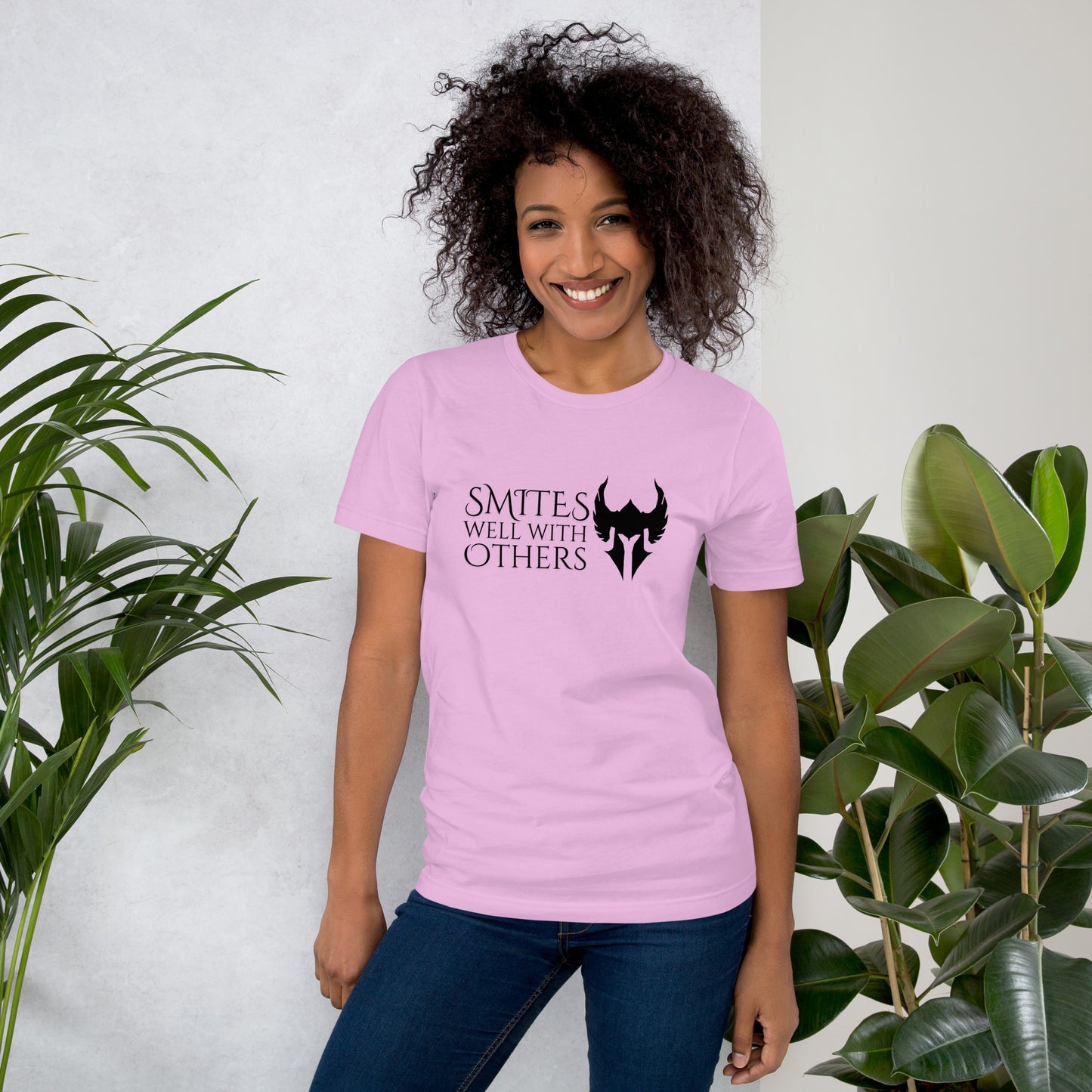 Smites well with others Paladin D&D Unisex t-shirt