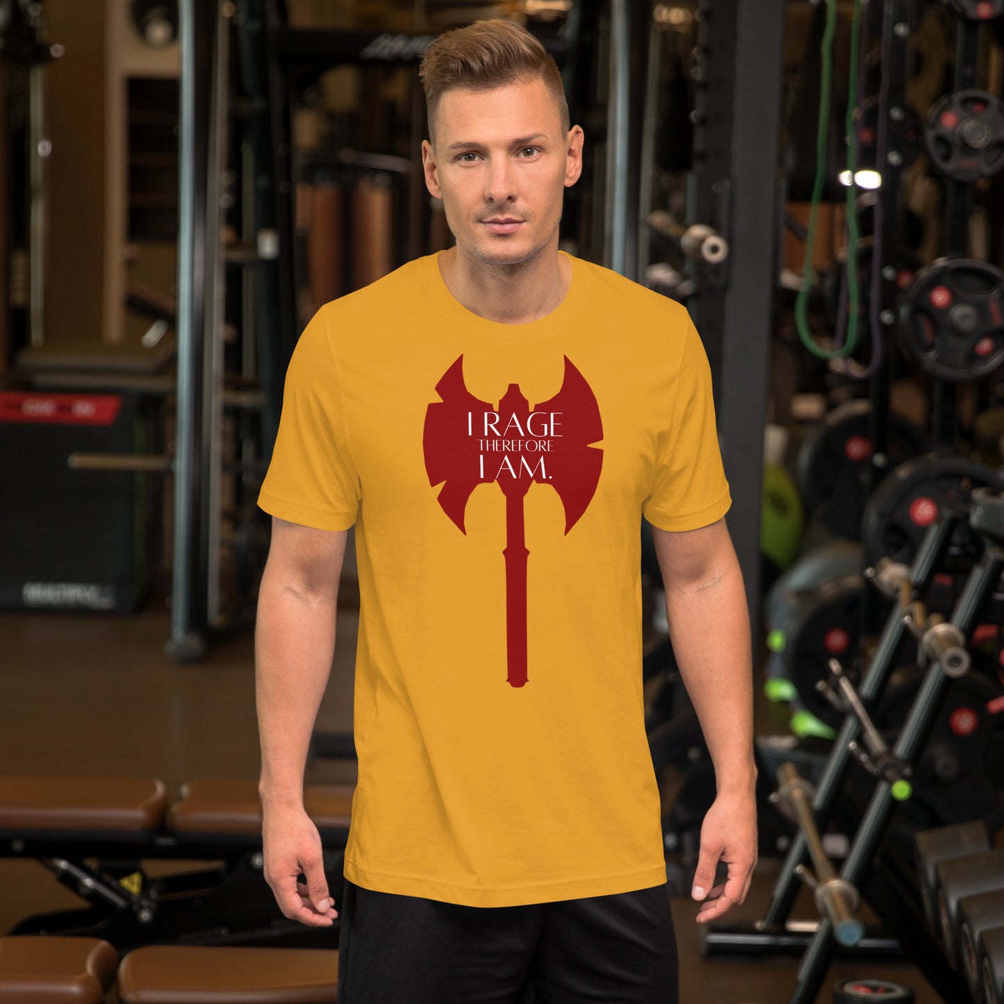 I rage therefore I am - Barbarian Unisex t-shirt