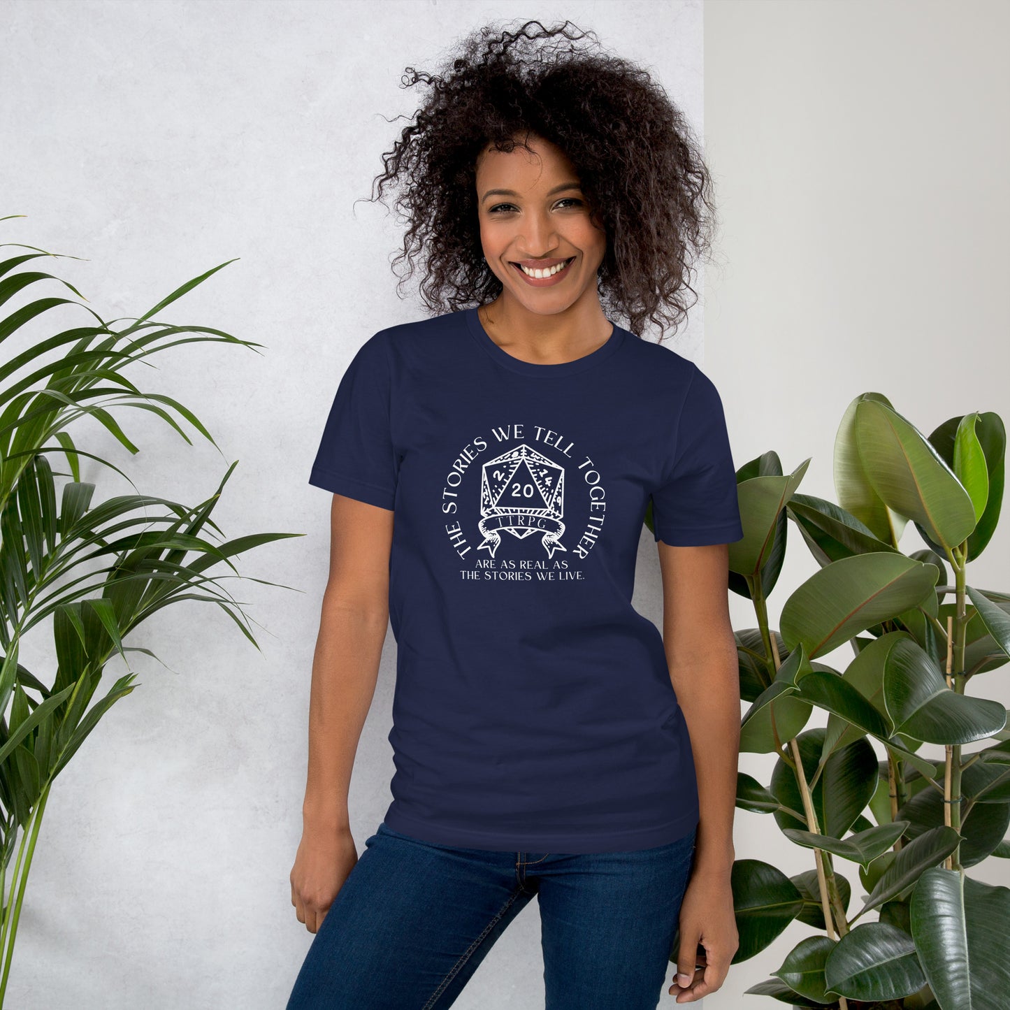 The stories we tell together - TTRPG D&D Unisex t-shirt