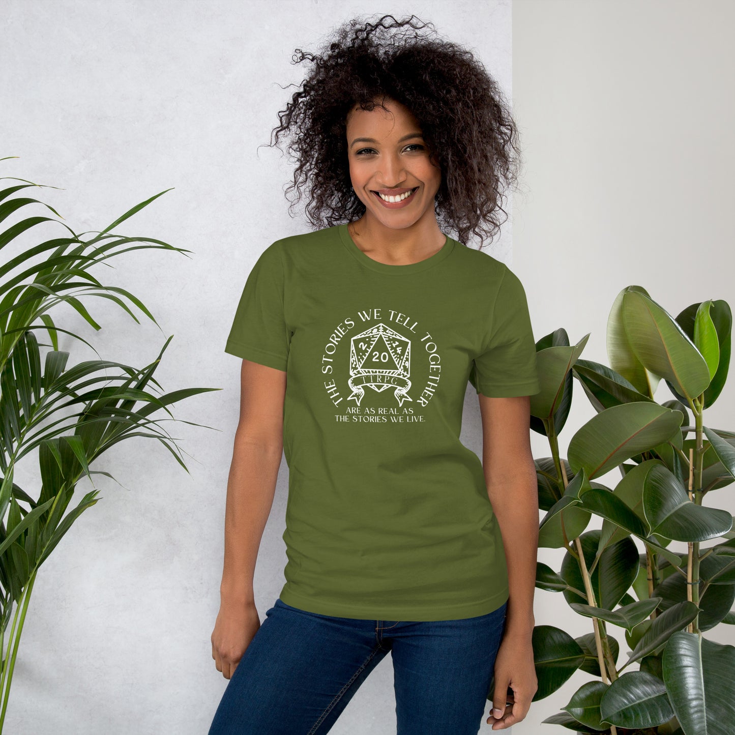 The stories we tell together - TTRPG D&D Unisex t-shirt