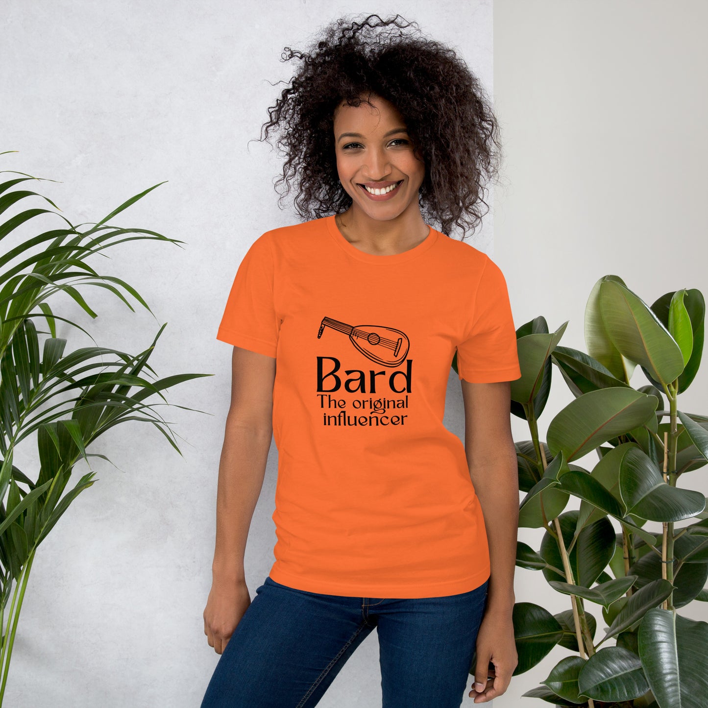 Bard - the original influencer D&D Unisex t-shirt