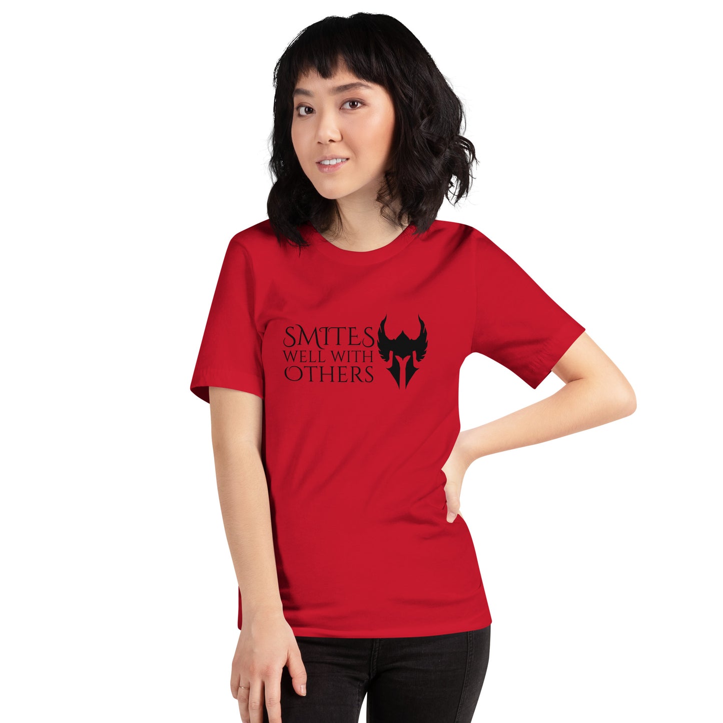 Smites well with others Paladin D&D Unisex t-shirt
