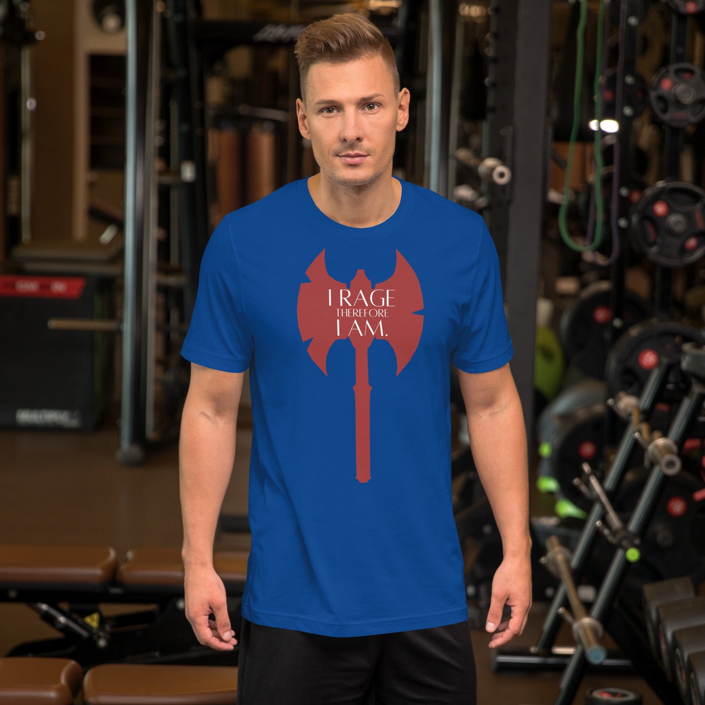 I rage therefore I am - Barbarian Unisex t-shirt