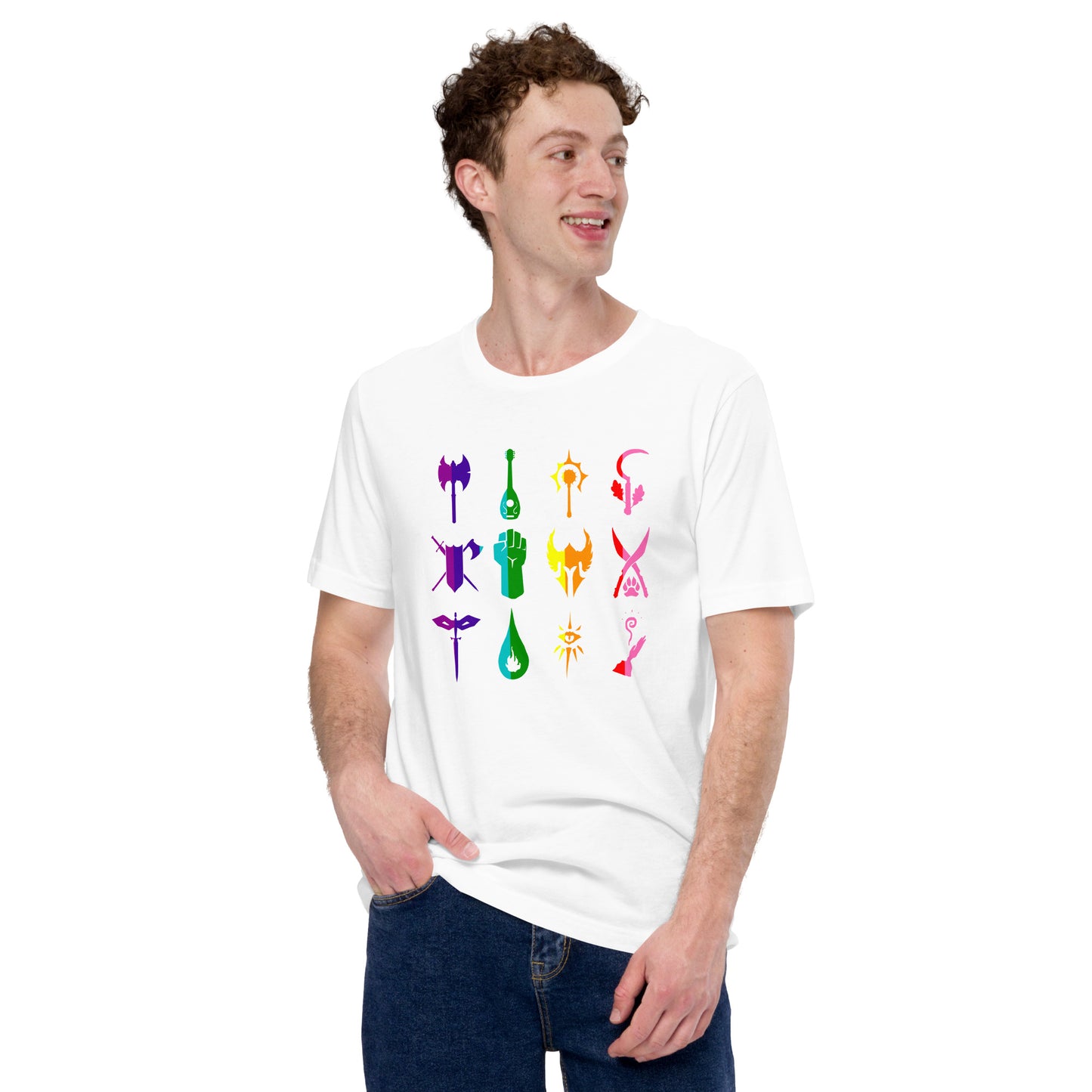 PRIDE D&D Class Shirt Unisex t-shirt