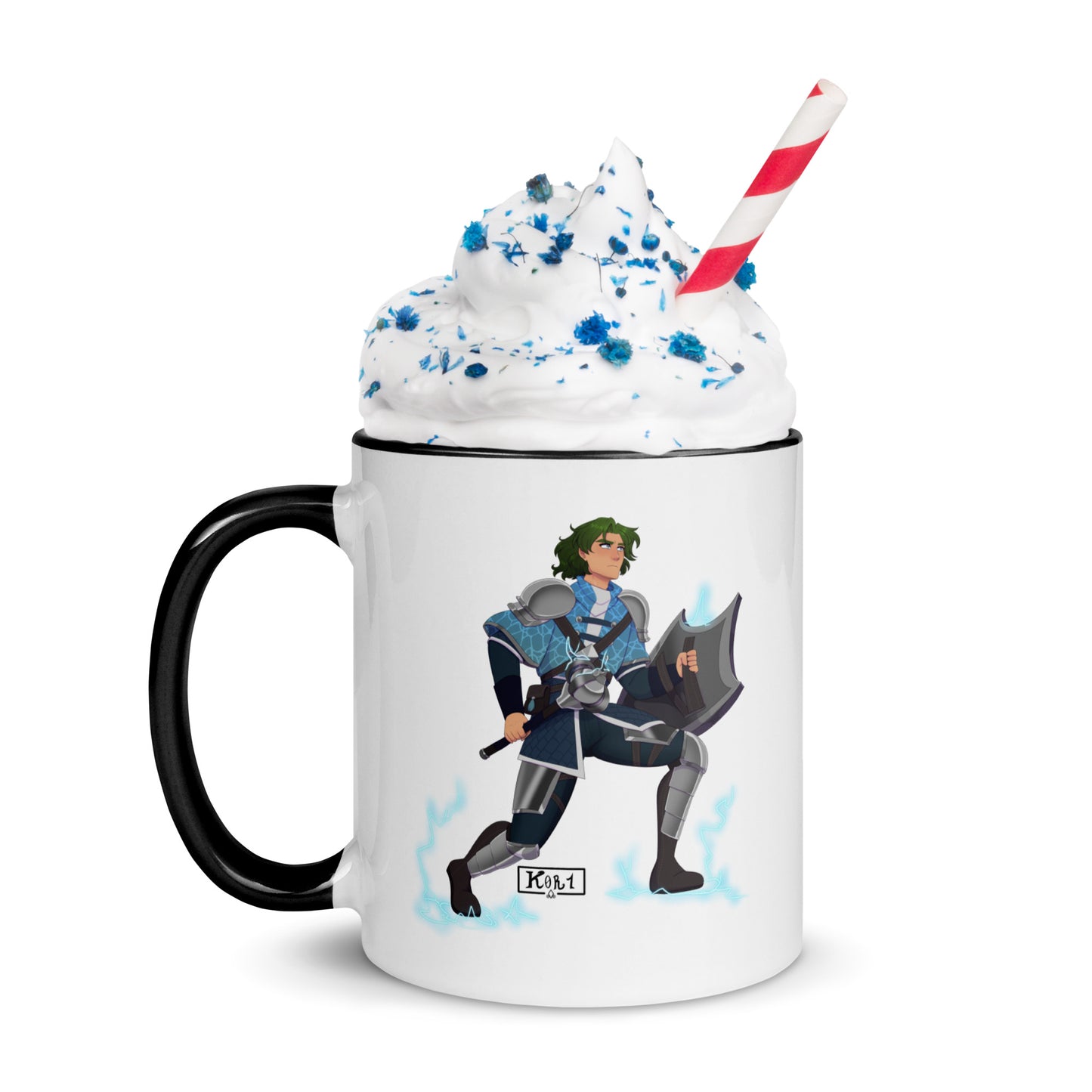 Iteration 127 Roll For Your Lives Mug with Color Inside