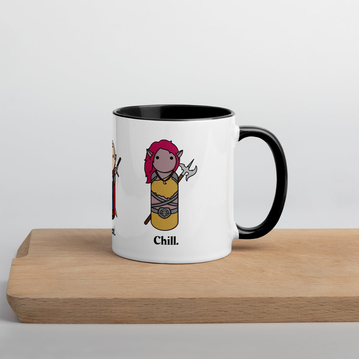 Scrambled Pegs | Grimstone Gaming Mug with Color Inside