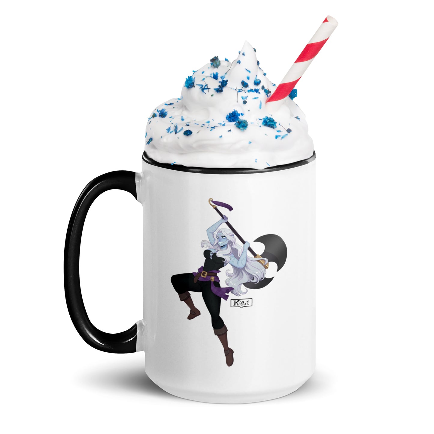 Aurora Mug Roll For Your Lives with Color Inside