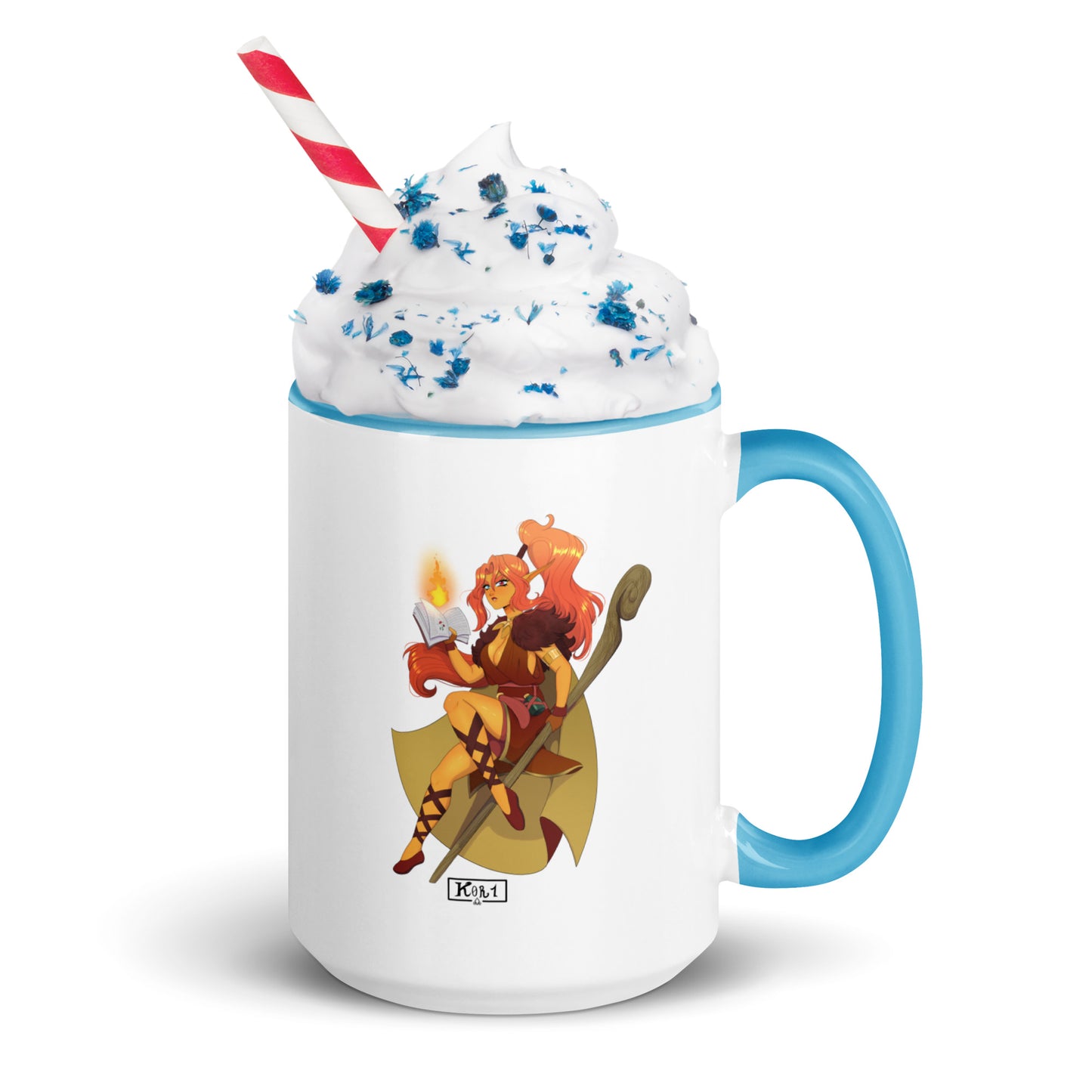 Alvara Mug Roll For Your Lives with Color Inside