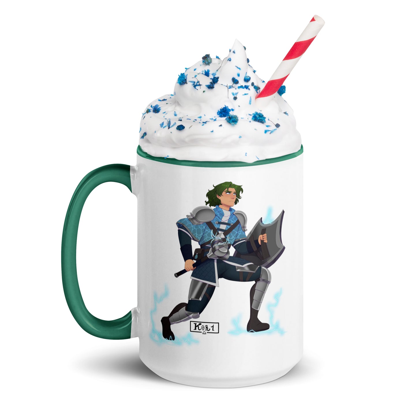 Iteration 127 Roll For Your Lives Mug with Color Inside