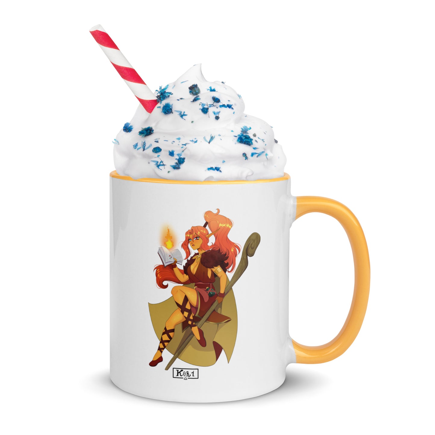 Alvara Mug Roll For Your Lives with Color Inside